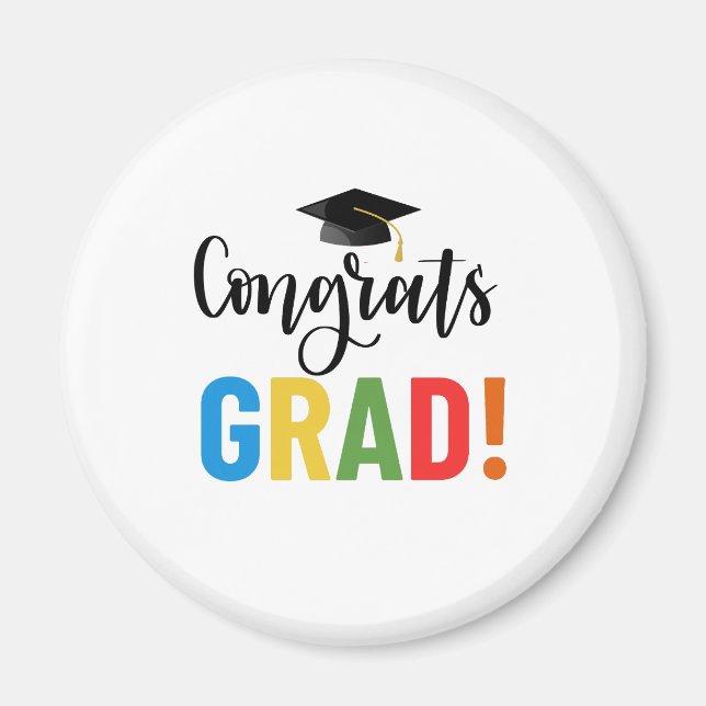 Imán Felicidades Graduado (Frente)