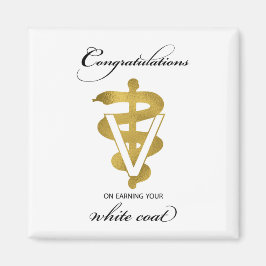 Imán Felicitaciones a la ceremonia veterinaria de la ba