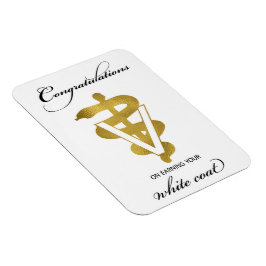 Imán Felicitaciones a la ceremonia veterinaria de la ba