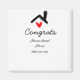 Imán Felicitaciones a la inauguración de nuevos inmuebl