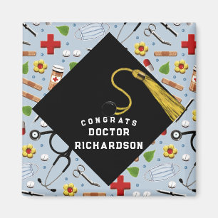 Imán Felicitaciones a los graduados de la escuela Med