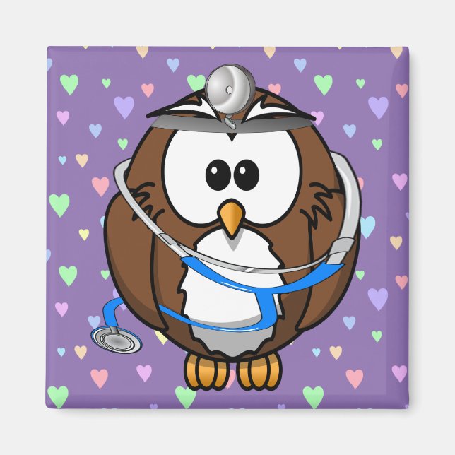 Imán felicitaciones Doc Love (Frente)