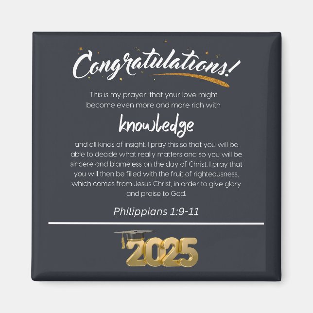 Imán Felicitaciones Filipinas 2025 1:9-11 Cristiano (Frente)