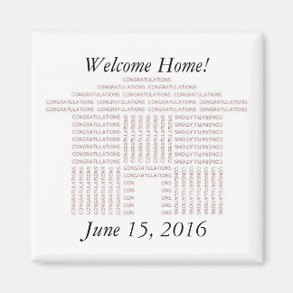 Imán Felicitaciones House Personalizado Magnet