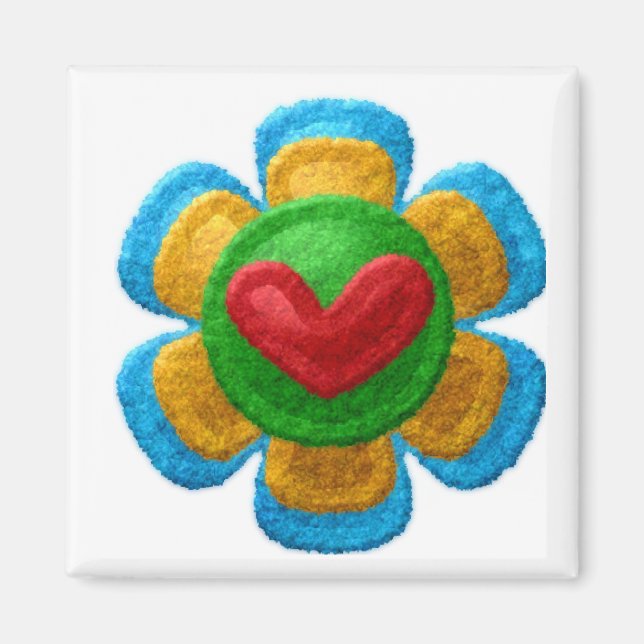 Imán FELING FLOWER Locker Magnets, Refrigerador (Frente)