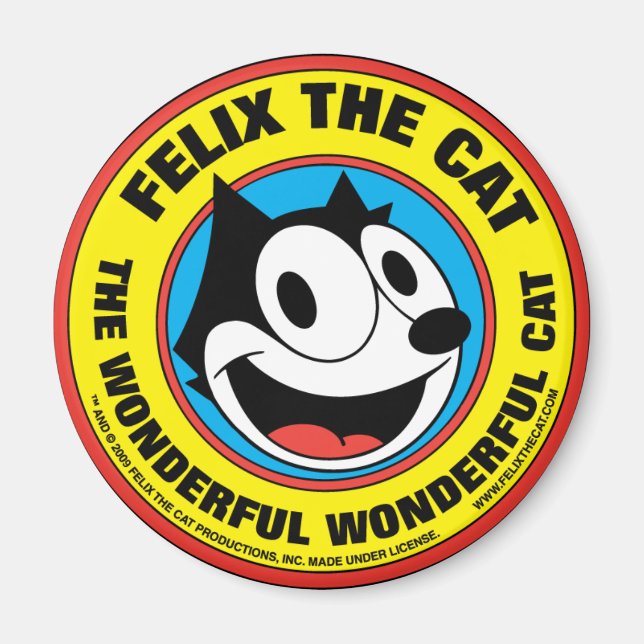 Imán Felix Round Magnet (Frente)