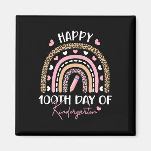 Imán Feliz 100.º día de jardín de infantes 100 días de 