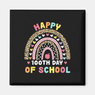 Imán Feliz 100° Día De Estudiantes Niños 100 Días
