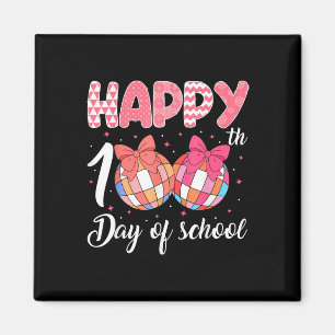 Imán Feliz 100° Día De La Discoteca Escolar 100 Días De