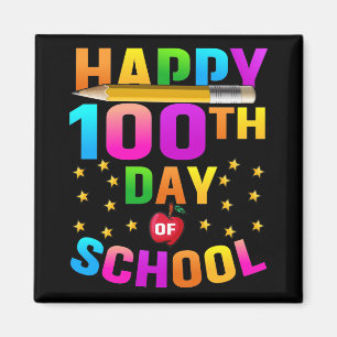Imán Feliz 100° Día de la Escuela para profesores y est