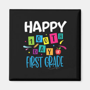 Imán Feliz 100° Día de los Estudiantes de primer grado 