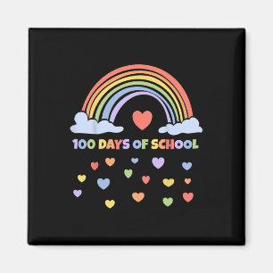 Imán Feliz 100° Día De Los Niños Maestros 100 Días Ra