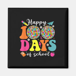 Imán Feliz 100° Día del Maestro Niños Chicas