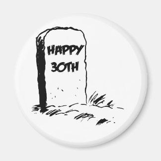 Imán "Feliz 30" Gravestone