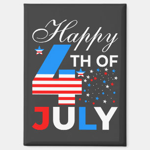 Imán Feliz 4 De Julio-97958