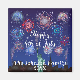 Imán Feliz 4 de julio en Nueva York