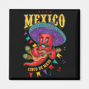 Imán Feliz 5 De Mayo Cinco De Mayo Viva México Fiesta