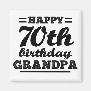 Imán feliz abuelo de 70 años