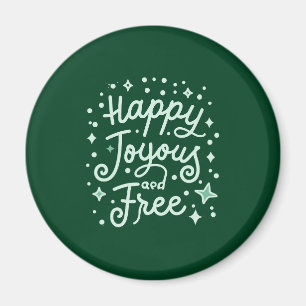 Imán Feliz, alegría, libertad, gracias, Navidades