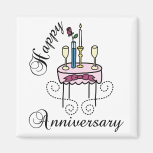 Imán  Feliz aniversario