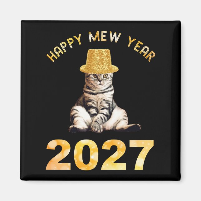 Imán Feliz año Mew 2027 (Frente)