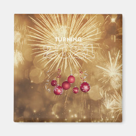 Imán Feliz Año Nuevo