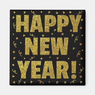 Imán Feliz Año Nuevo
