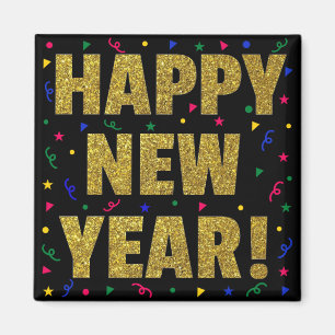 Imán Feliz Año Nuevo