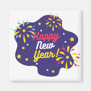 Imán Feliz Año Nuevo