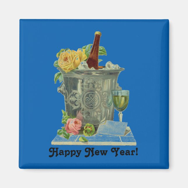 Imán Feliz Año Nuevo (Frente)