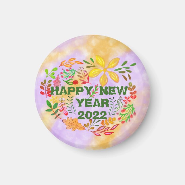IMÁN FELIZ AÑO NUEVO 2022 (Frente)