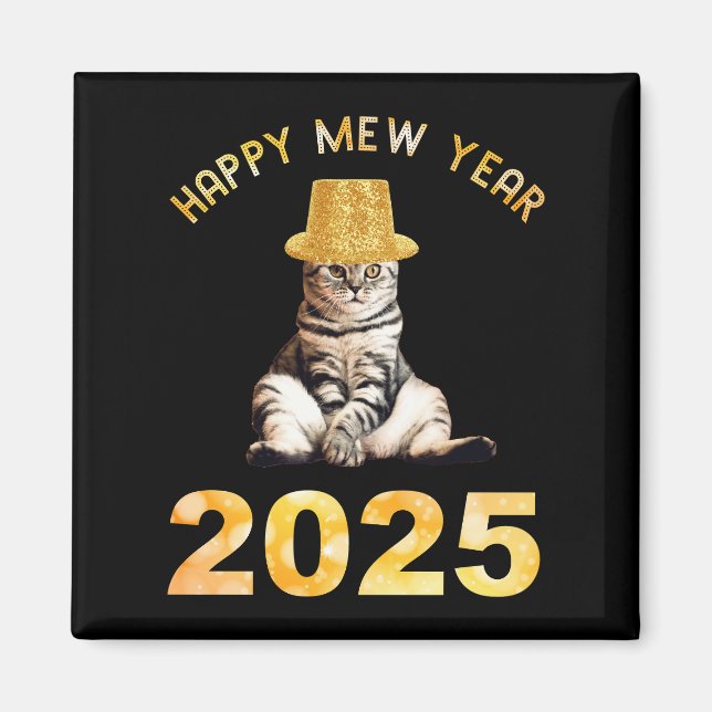 Imán Feliz Año Nuevo 2025 (Frente)