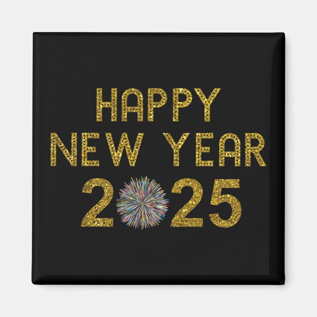 Imán Feliz Año Nuevo 2025 (Frente)