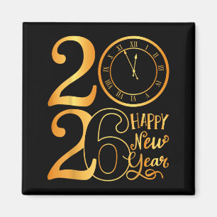 Imán Feliz Año Nuevo 2026