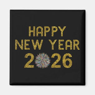 Imán Feliz Año Nuevo 2026