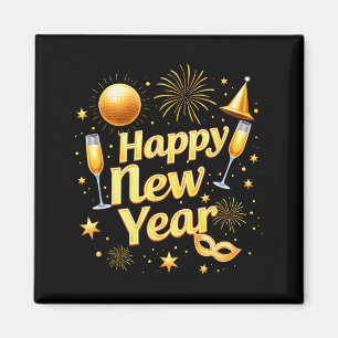 Imán Feliz Año Nuevo 2026 Conteo regresivo para la fies