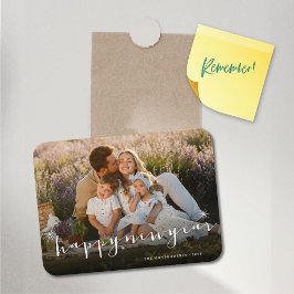 Imán Feliz Año Nuevo Guión Moderno Fotos de Starburst d