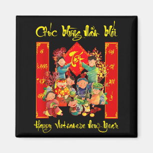 Imán Feliz Año Nuevo vietnamita Chuc Mung Nam Moi Tet H