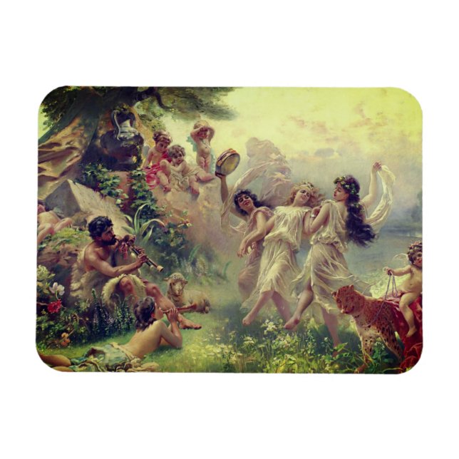 Imán Feliz Arcadia, de Konstantin Makovsky (1890) (Horizontal)