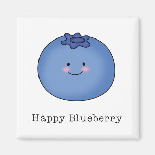 Imán Feliz Blueberry