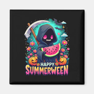 Imán Feliz Calaveras de Summerween Jack-o-lantern Sandí