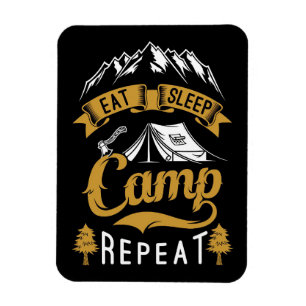 Imán Feliz Campamento de repitimiento del sueño del cam
