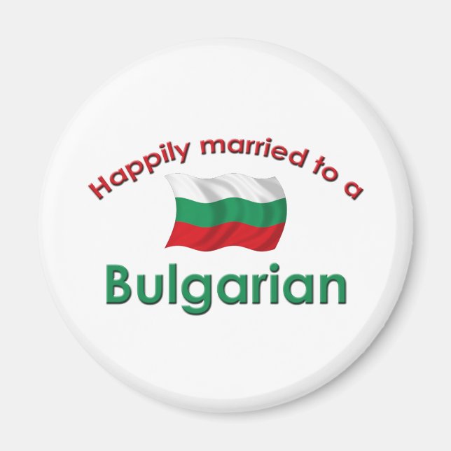 Imán Feliz Casamiento A Un Búlgaro (Frente)