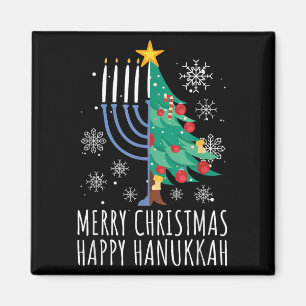 Imán Feliz Chrismukkah Feliz Navidad Janucá