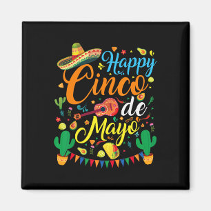 Imán Feliz Cinco De Mayo Fiesta Fiesta Mexicano 5 De Ma