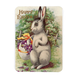 Imán Feliz Conejo de Pascua