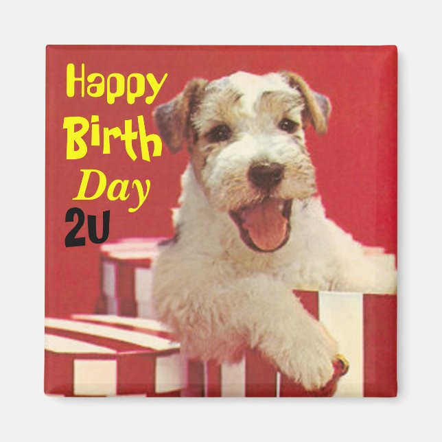 Imán Feliz cumpleaños (Frente)