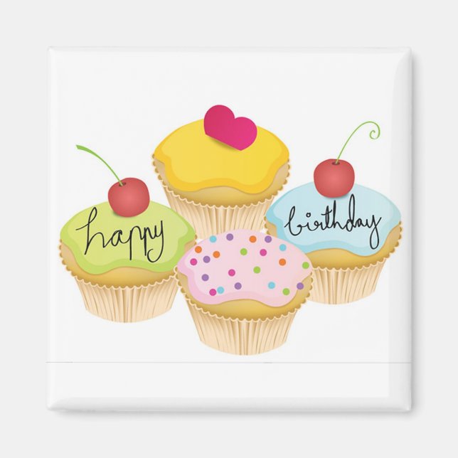 Imán Feliz cumpleaños (Frente)