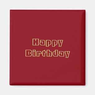 Imán Feliz cumpleaños