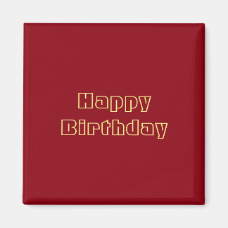 Imán Feliz cumpleaños